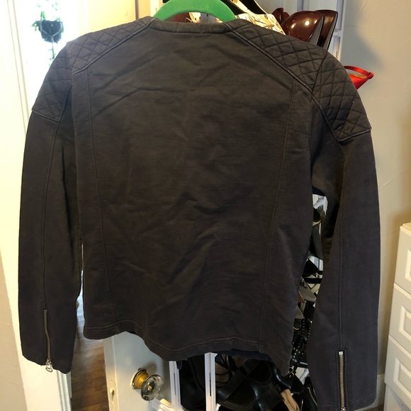 GAP Quilted Knit Moto Jacket - Picture 4 of 4